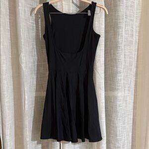 Blackmilk Classic Black Mini Underbust Reversible Dress